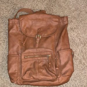 American Eagle Leather Backpack